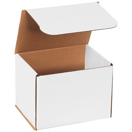 Bsc Preferred 8 x 6 x 6'' White Corrugated Mailers, 50PK BUY00028736